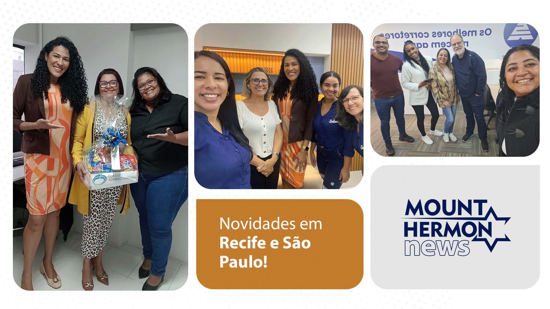 Novidades em Recife e São Paulo! — Mount Hermon