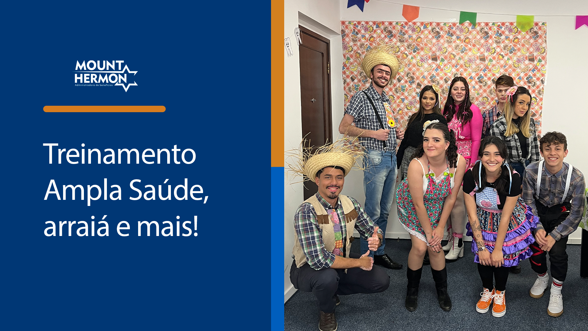 Treinamento Ampla Saúde, arraiá e mais! — Mount Hermon