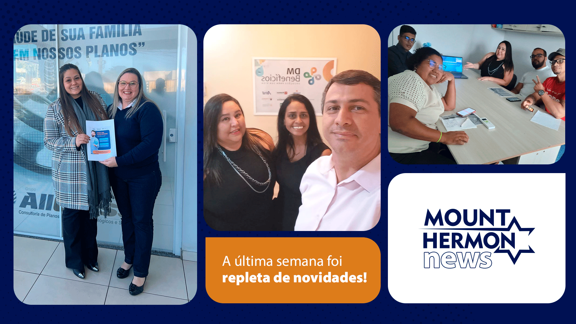 A última semana foi repleta de novidades! — Mount Hermon