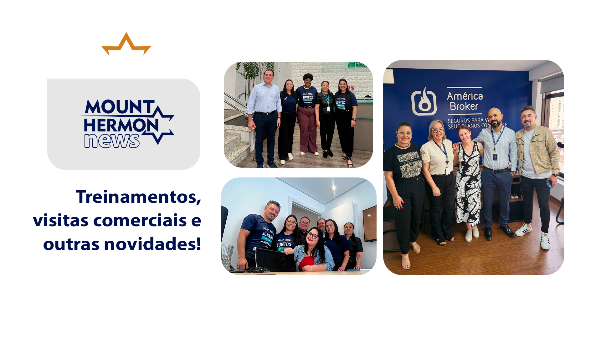 Treinamentos, visitas comerciais e outras novidades! — Mount Hermon